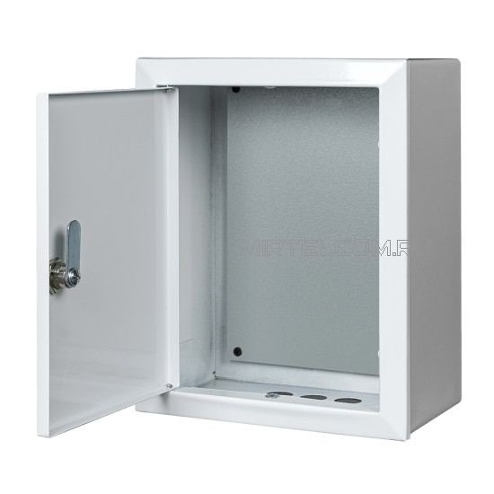 Монтажный навесной шкаф с монтажной панелью, дверь с замком, 280х330х140 мм, IP31