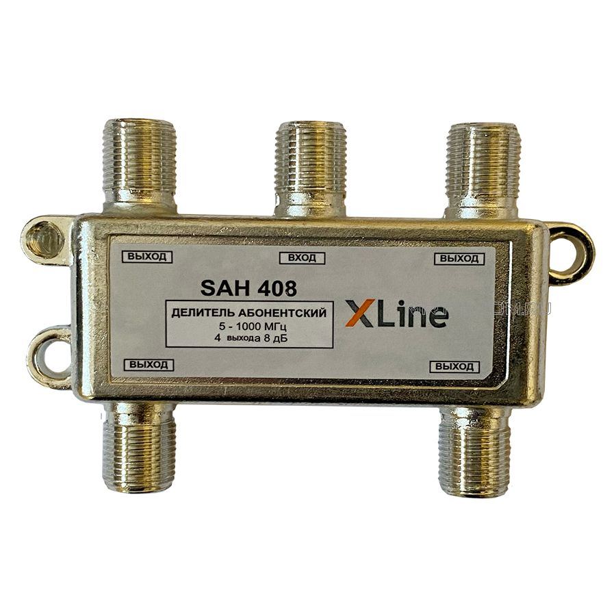 Делитель 1x4 ТВ, 5-1000 МГц под F-разъём (SAH408F)