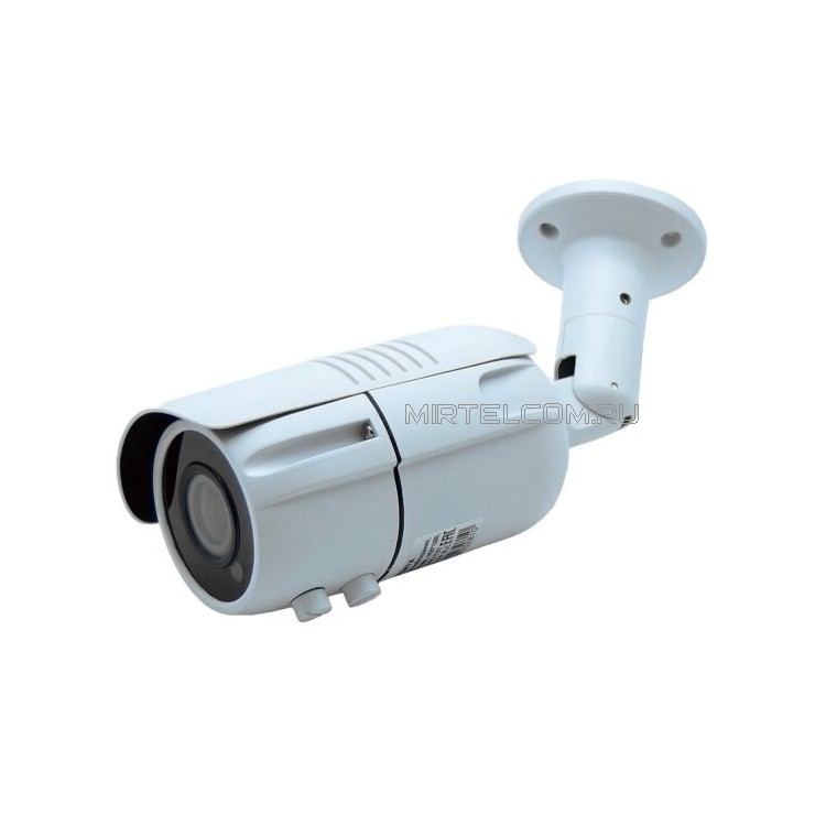 Цилиндрическая аналоговая видеокамера 2Мп FHD с вариофокальным объективом 2.8-12 мм HD-TVI, AHD, CVBS