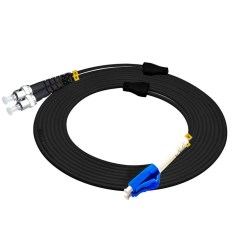 Оптическая кабельная сборка на 2 одномодовых волокна, Duplex LC/UPC -FC/UPC SM 9/­125 (OS2), PE, 20 м