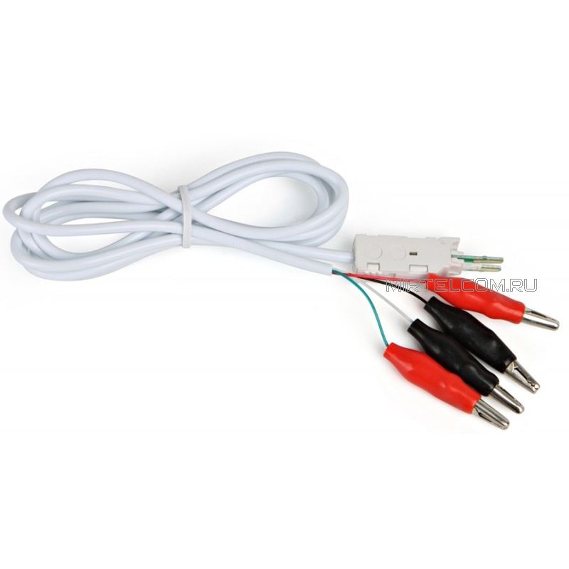 Hyperline KR-CABLE-CRO4 Шнур тестовый 4-х контактный, зажимные контакты