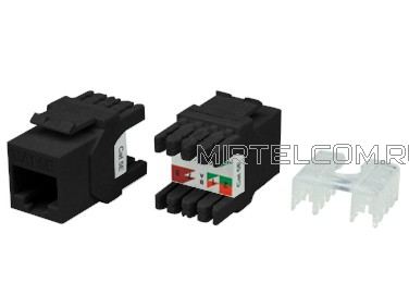 Модуль Keystone Jack RJ-45(8P8C), cat.5е, 180 110 IDC для коммутационных панелей, купить в Тюмени