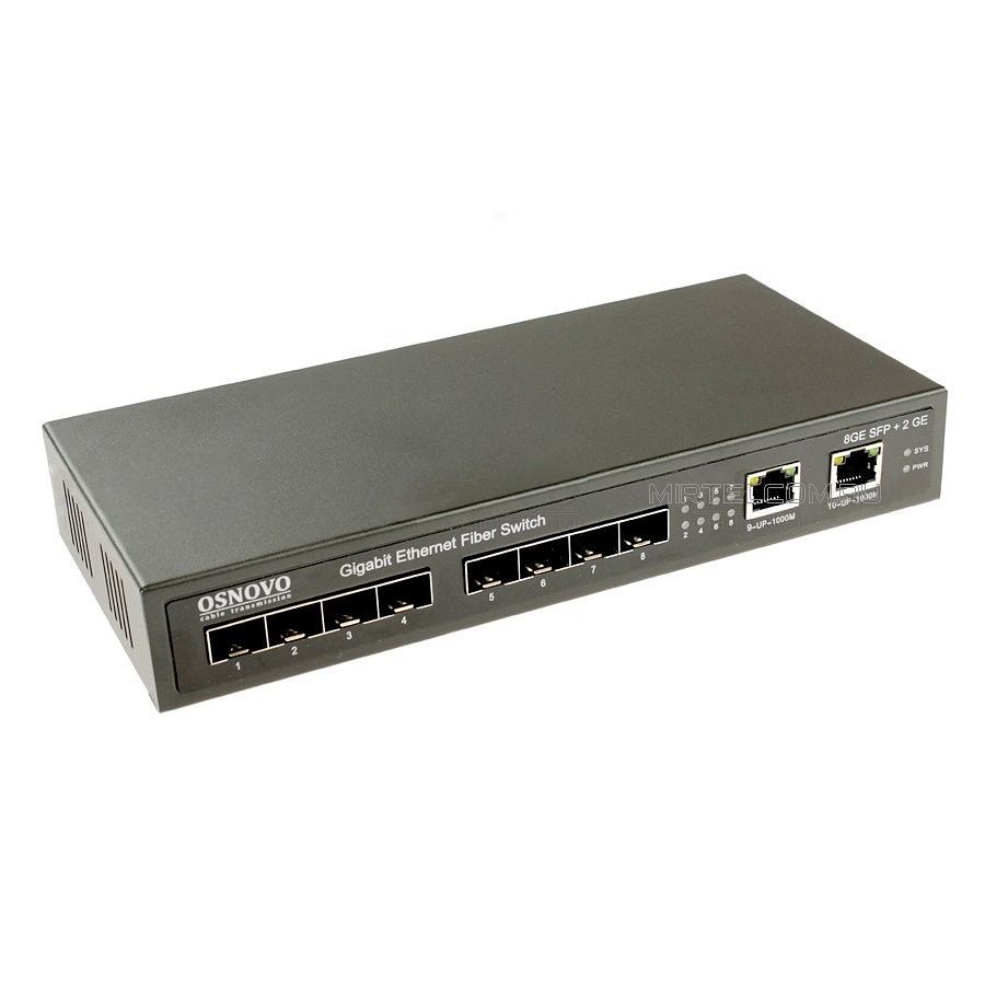 Коммутатор Osnovo с портами SFP 8