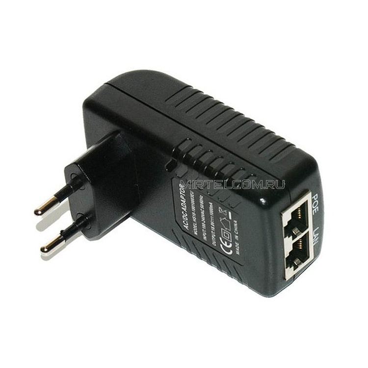 POE инжектор 24V, 1А с (Passive PoE)