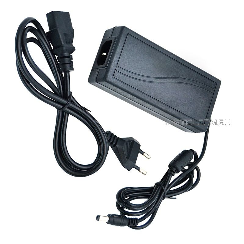 Блок питания DC 12V, 5А, 60W (5.5x2.1 мм), купить в Тюмени