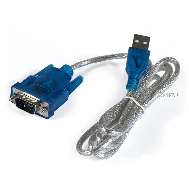 Кабель-переходник USB-COM (RS232), чип Prolific, USB-A - DB9M, 1.2 м, купить в Тюмени