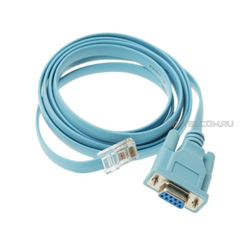 Cisco консольный кабель RS-232 (RJ-45 - DB9F) 1.8 м, купить в Тюмени