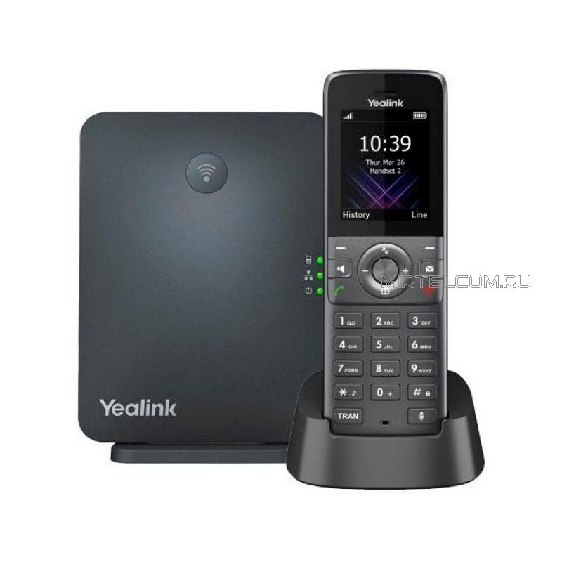 DECT SIP-телефон с базой Yealink W73P PoE (10 SIP-аккаунтов), купить в Тюмени