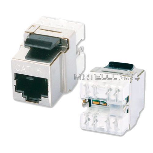 модуль EUROLAN RJ45 FTP Keystone 6 категории (16b-f6-03bl)