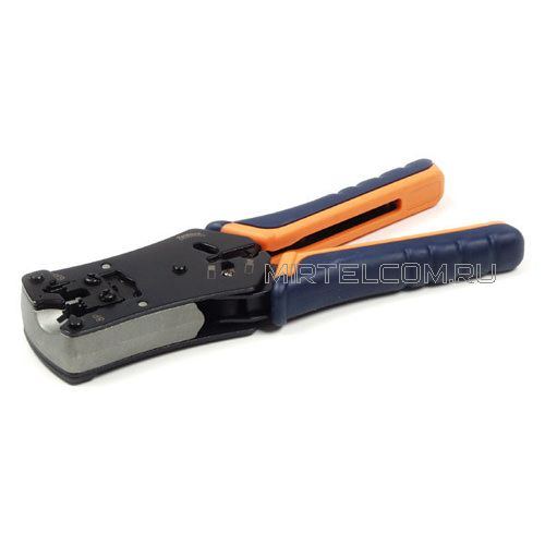 Инструмент обжимной для RJ-45, профессиональный Hyperline HT-L2182R (HT-L2182R)