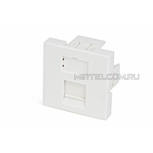 Вставка 45x45 (Mosaic type) для 1 модуля формата Keystone Jack Hyperline (SIP2-1K-M45-45)