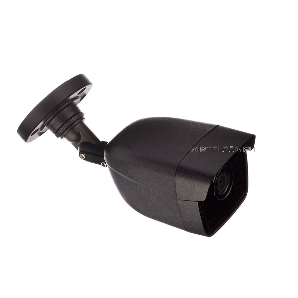 Уличная цилиндрическая камера 2Мп, 2.8мм, IP67, PoE, DWDR, металл (Onvif, Hikvision, Guarding-vision) черная