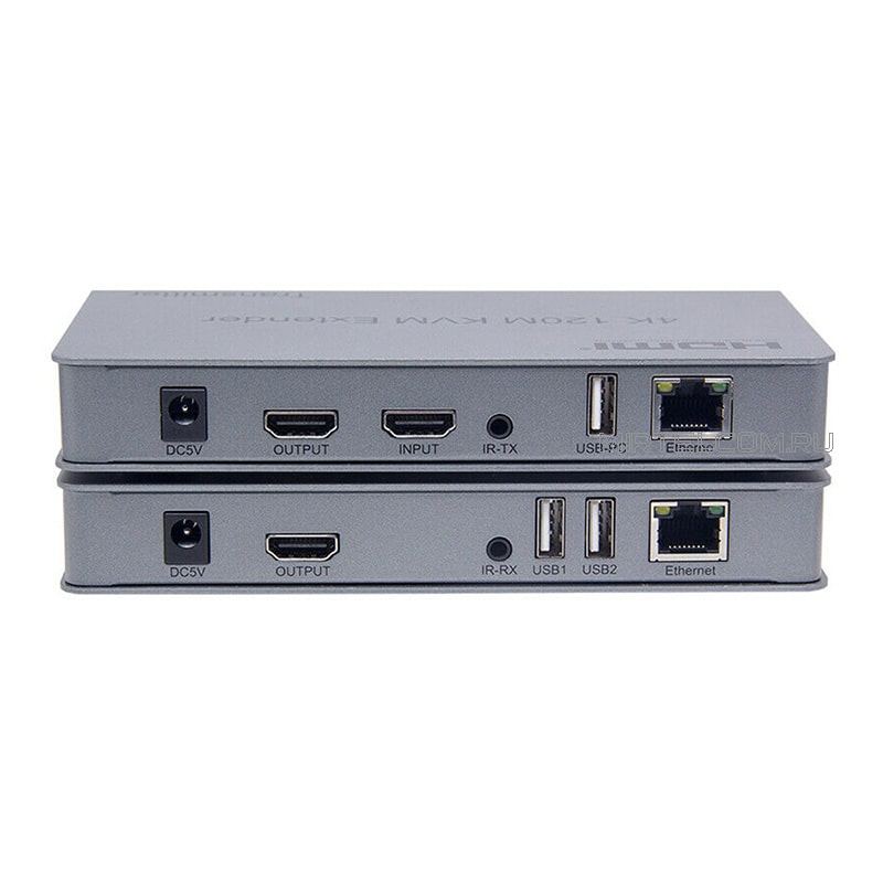 Аудио-видео ТВ (HDMI, VGA, DVI, DisplayPort, TV, RCA): KVM-удлинитель ...
