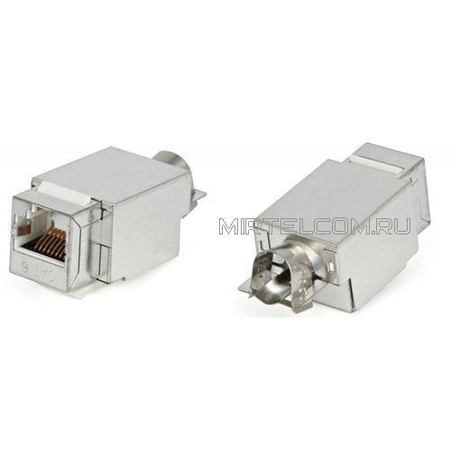 Вставка Keystone Jack RJ-45(8P8C), кат. 6, экран.