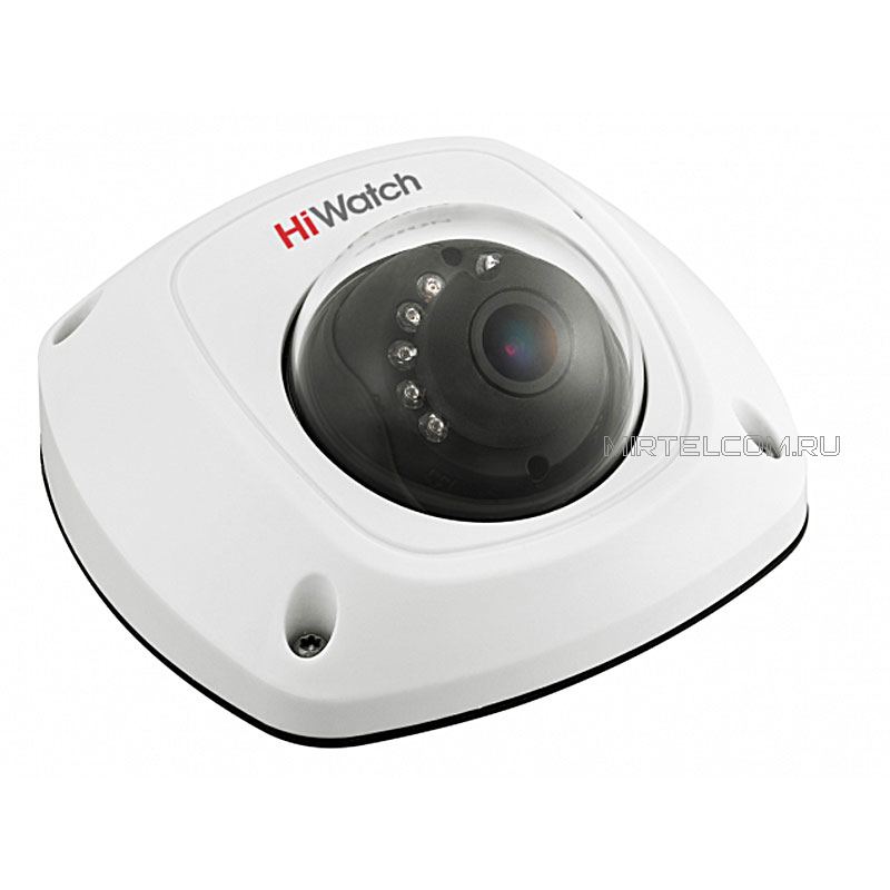 Компактная HD-TVI видеокамера HiWatch с ИК-подсветкой до 20м и микрофоном, купить в розницу в Тюмени