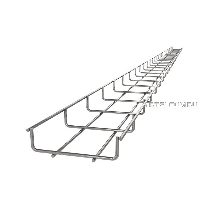 Металлические лотки: Лоток проволочный 100x35 L3000 Ostec, м
