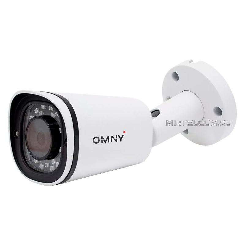 IP камера видеонаблюдения OMNY miniBullet2T-U уличная 2Мп, 3.6мм, 12В/PoE, ИК до 30м, микрофон, купить в Тюмени