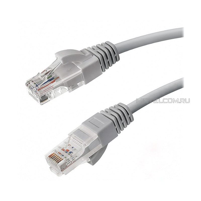 Патч-корд RJ-45, кат.6, 4 пары, UTP, 2м, купить в Тюмени