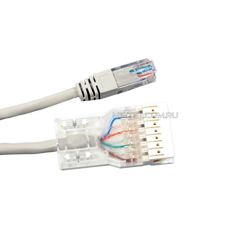 Кабель Патч-корд, RJ45-110, кат.5E, 4 пары, UTP