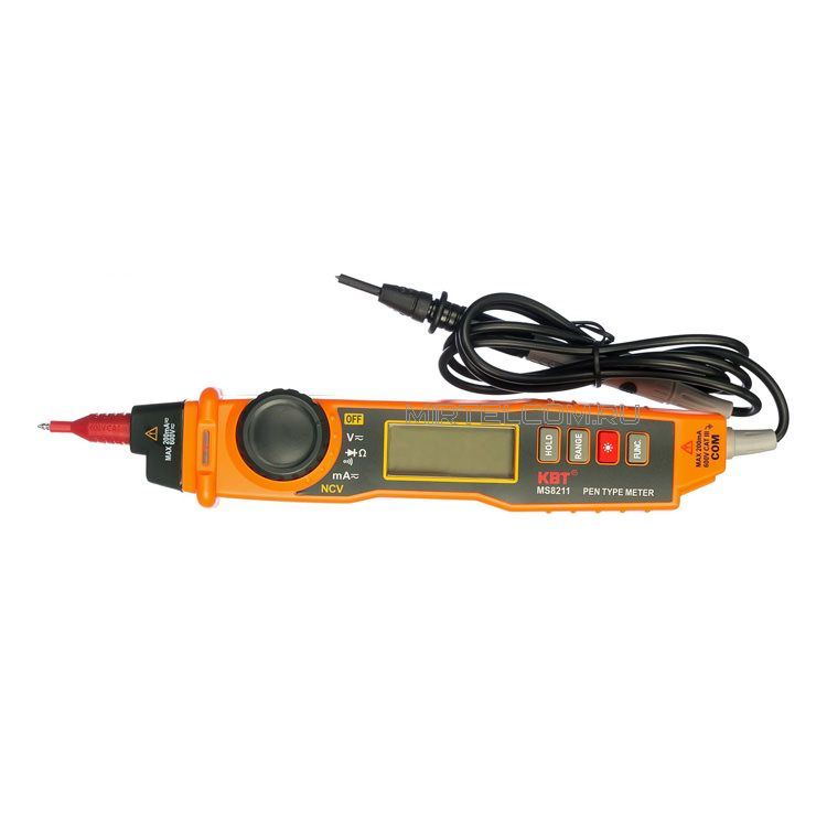 Мультиметр с бесконтактным детектором напряжения КВТ MS8211 купить в Тюмени
