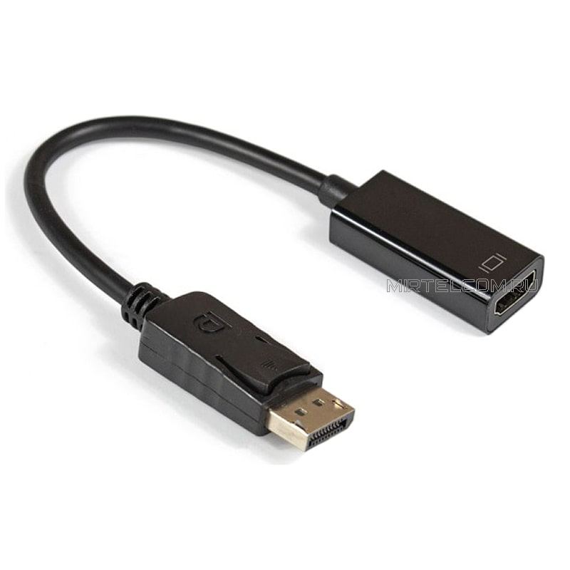 Переходный адаптер DisplayPort (штекер) - HDMI (гнездо), купить в Тюмени