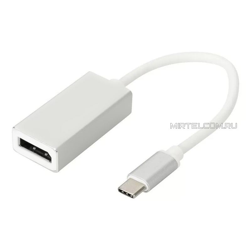 Переходный адаптер Type-C (штекер) - DisplayPort (гнездо), купить в Тюмени