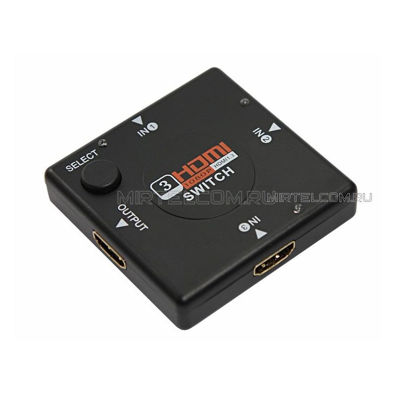 Переключатель hdmi 3x1 (switch), купить в Тюмени