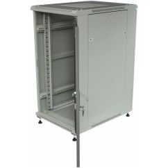 Шкаф напольный серверный телекоммуникационный 22U, 600x800 дверь стекло