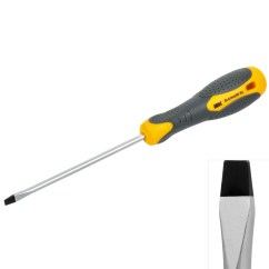 Отвертка шлицевая SL4,0х100 CrV, двухкомпонентная рукоятка, IEK ARMA2L 3