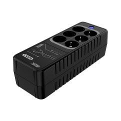 Компактный оффлайн ИБП CBR 650 360Вт, 6 x Euro, USB, черный