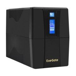 ИБП Exegate Power Smart ULB-800 LCD 800ВА, Euro, USB