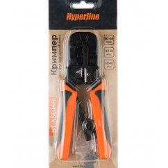 Кримпер Hyperline HT-N5684R, с храповым механизмом и запасными лезвиями