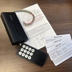 Контроллер автономный Atix со встроенным считывателем Mifare (13.56МГц), IP68, черный комплект