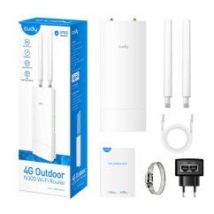 Уличный роутер Wi-Fi N300 с поддержкой 4G модема PoE сим слот