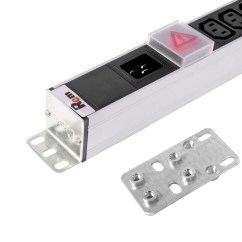 R-16-14C13-10C19-V-1420 Вертикальный блок распределения питания Rem-16 PDU 14xC13 10xC19