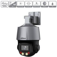 DH-SD3C405DB-GNY-A-PV Мини-PTZ IP-видеокамера Dahua и ИИ, 4Mп 2560x1440, моторизованный объектив 2,7-13,5мм 5x, ИК 50м, LED 30м, видеоаналитика