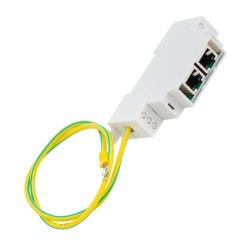 SPNet-BP1010-IP20 Грозозащита Ethernet с заземлением (PoE, RJ-45 GE) УЗИП на DIN рейку, IP20