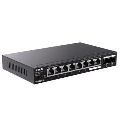 Коммутатор неуправляемый Tenda с портами 8x2.5G RJ45 и 2x10G SFP 5G агрегация для NAS