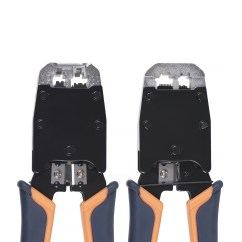 Инструмент обжимной для RJ-45, RJ-12 (кримпер) Cabeus HT-500R