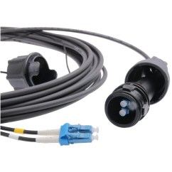Патч-корд уличный оптический Duplex LC-LC UPC SM LSZH, 100м