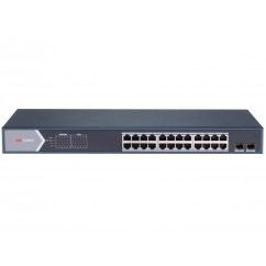 ds-3e1526p-si Коммутатор управляемый Hikvision L2, 24 PoE-порта 