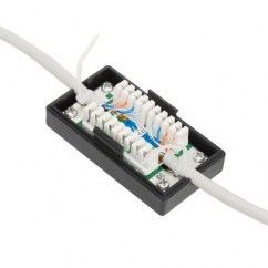 Соединительная коробка (муфта) для кабелей витая пара, IDC контакты, cat5e