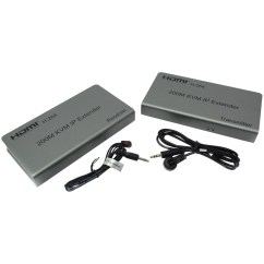 KVM-удлинитель HDMI 1080p, USB по витой паре до 200м (IP h264)