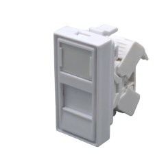 Модуль розетка Mosaic 45x22.5, RJ-45 8P8C, cat.5e (аналог Legrand 076551)