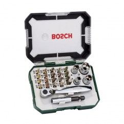 Набор бит и головок Bosch (+ключ-трещетка), купить в Тюмени