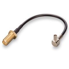 Кабельная сборка SMA female - TS9 угловой, пигтейл