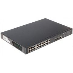 Управляемый 24 портовый гигабитный PoE-коммутатор с 2 портами SFP 1000Base-X, Dahua, купить в Тюмени