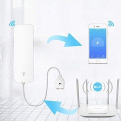 Беспроводной датчик протечки воды, Wi-Fi, Tuya (Smart Life)