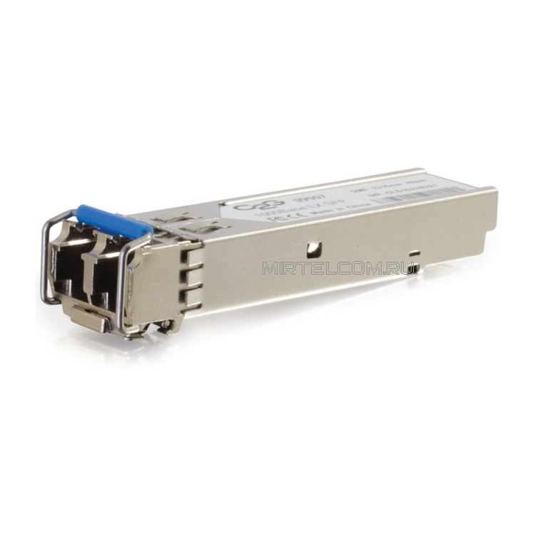 Оптический SFP-модуль, 1000BASE-LX, 2 LC, до 10км, 14dB, одномод, Tx/Rx: 1310nm/1550nm уличный