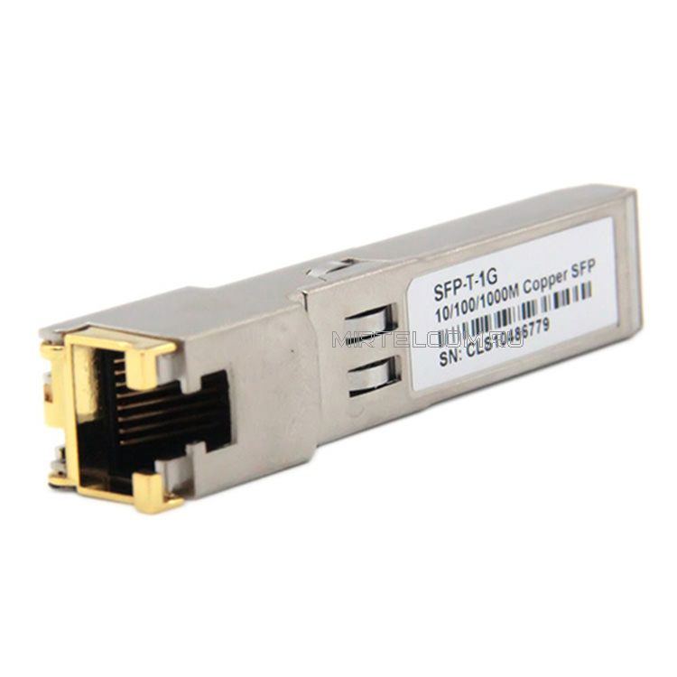 SFP-модуль RJ-45, 10/100/1000BASE-T, до 1.25 G, до 100м, купить в Тюмени